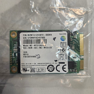 삼성 MTD1280 Mstat ssd 128GB 팝니다.