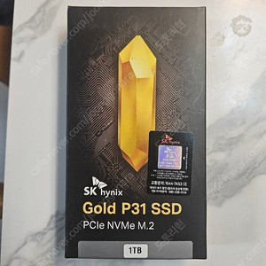 SK하이닉스 Gold P31 M.2 NVMe 1TB 팝니다