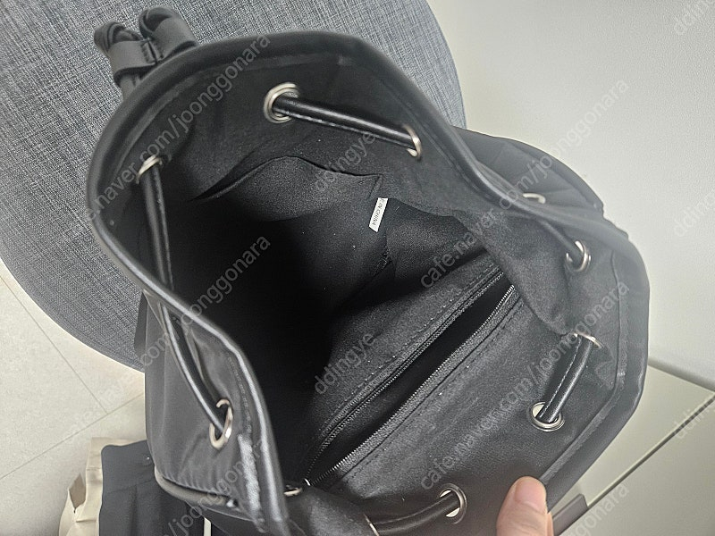 98도씨 나일론 검정 백팩 1.5 이미지