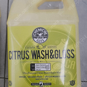 케미컬가이 CWG 시트러스 워시 글로스 카샴푸 3.78L 대용량 세차샴푸