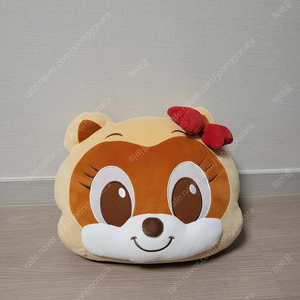 롯데월드 로리 얼굴쿠션