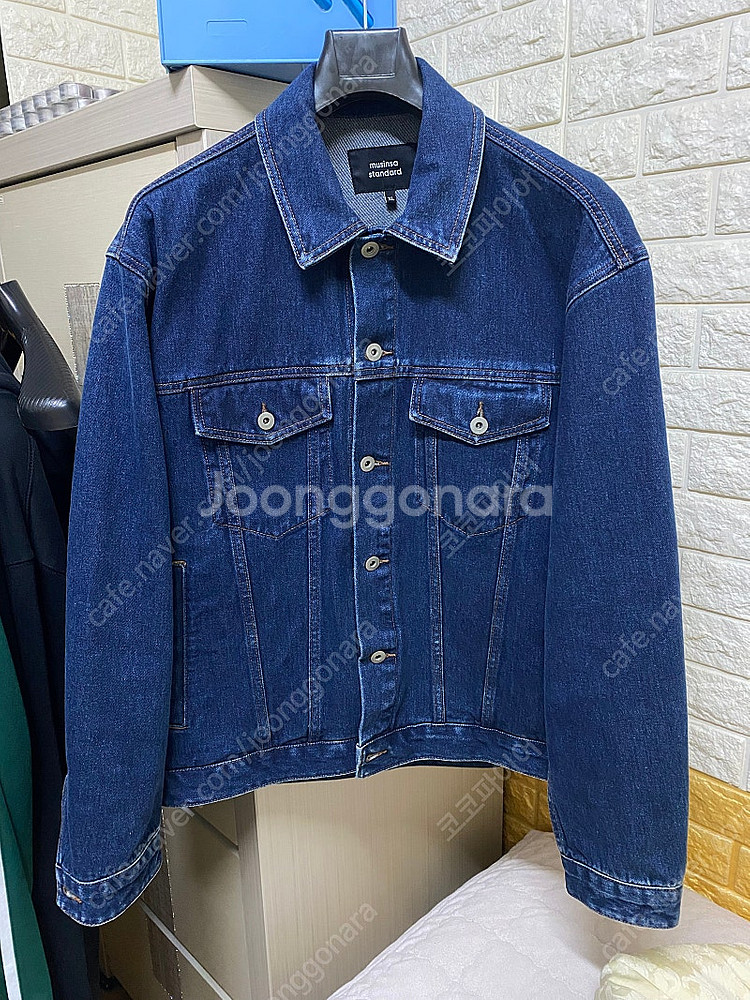 [XL]A급 무신사 무탠다드 릴렉스핏 데님 자켓 트러커...--0