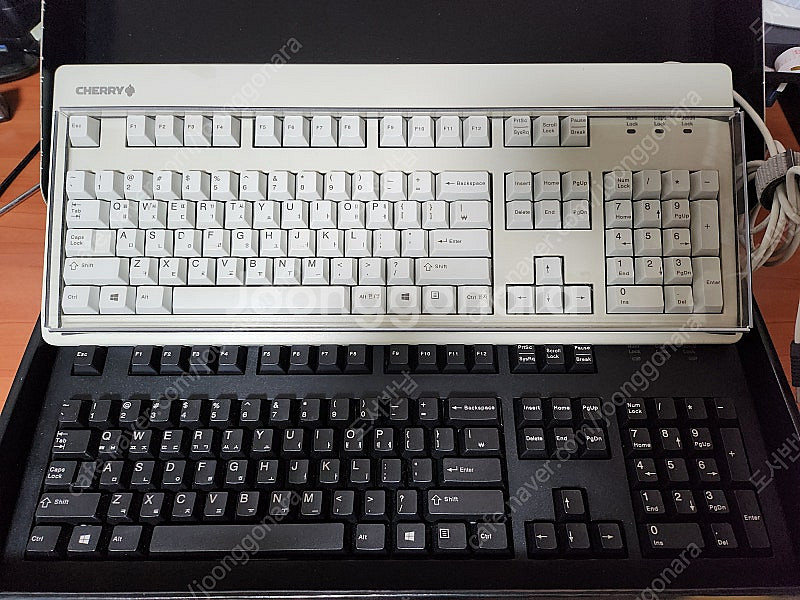 체리 오리지널 기계식 키보드 G80-3494L(적축/블...--0
