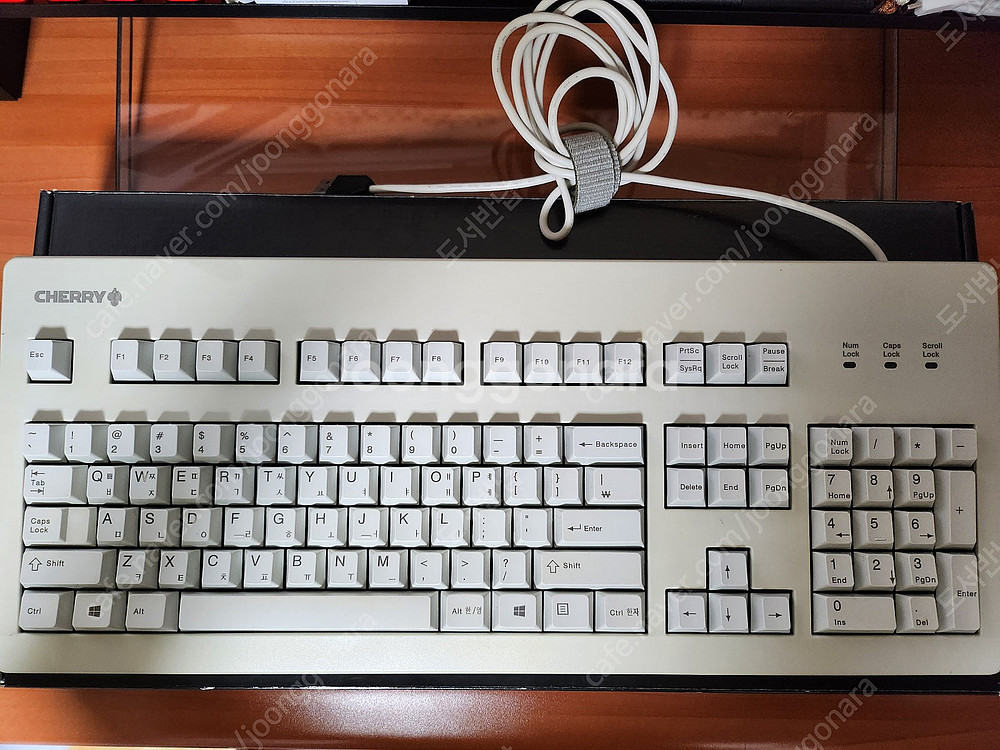 체리 오리지널 기계식 키보드 G80-3494L(적축/블...--6