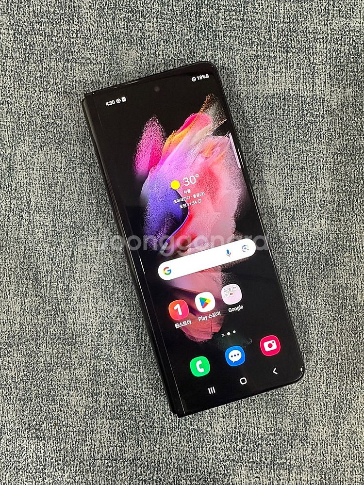 (LG U+) 갤럭시폴드3 256G 블랙 게임용 서브용...--2