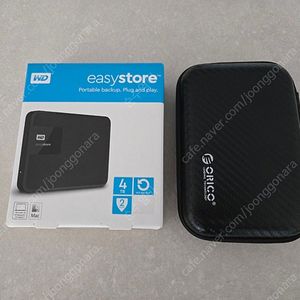 WD Easystore 4TB 외장하드 새상품 팝니다.
