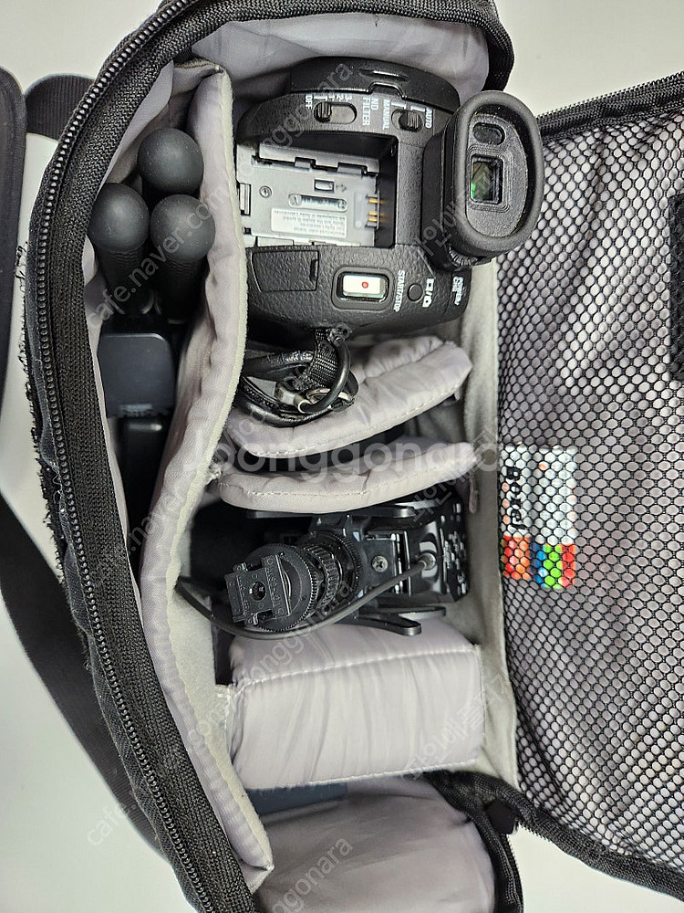 소니 캠코더 FDR-AX100+녹음기+삼각대--6