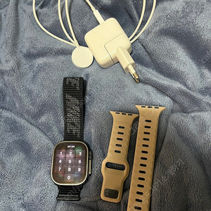 애플워치 울트라 블랙 티타늄 케이스 49mm(박스x) (애케플o) ​