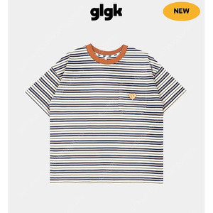 glgk 스트라이프 하트포켓반팔 120 택포