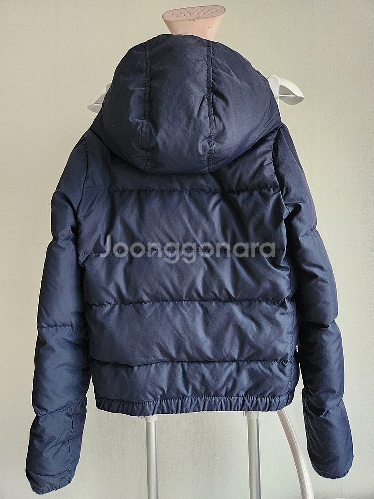 아베크롬비 덕다운 패딩 키즈XL 네이비--2