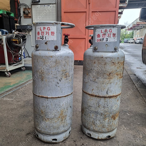 지게차 LPG 가스통팝니다