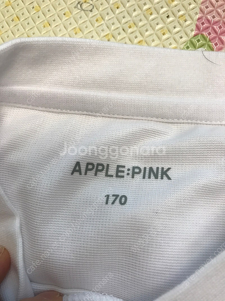 애플핑크 반팔 티셔츠 햄버거 17호 (170) (5,0...--2
