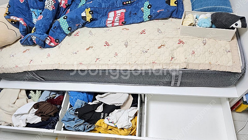 어린이 조명침대 서랍침대(매트리스 커버포함)--7