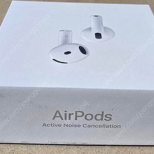 (미개봉) Apple 2024 에어팟 4세대 액티브 노이즈 캔슬링 블루투스 이어폰 (미개봉)