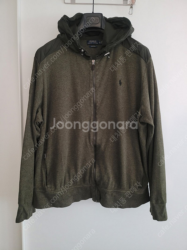 <XL> 폴로 POLO 나일론 후드 집업 니트--0