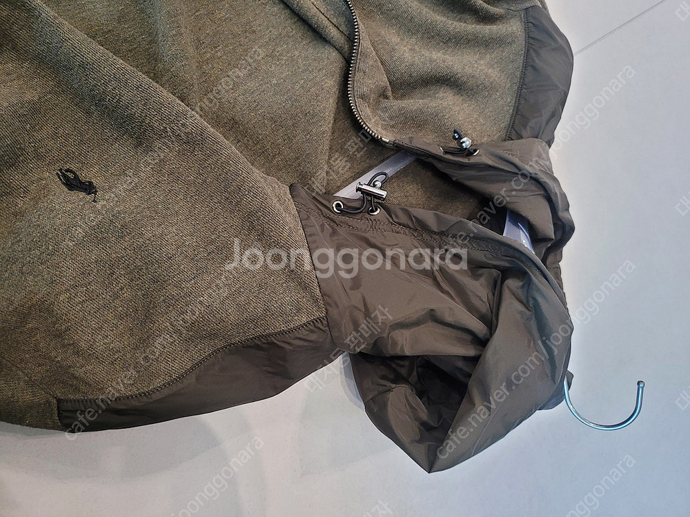 <XL> 폴로 POLO 나일론 후드 집업 니트--8