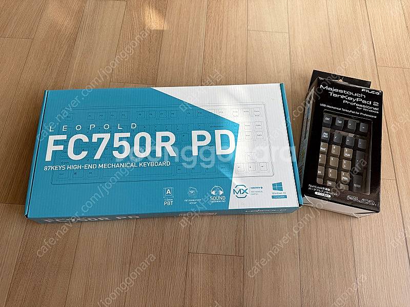 레오폴드 FC750RPD 화이트&민트(청축)+필코 마제...--0