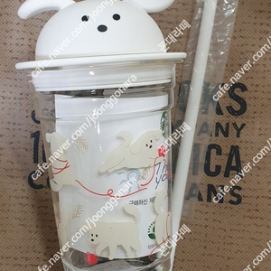 스타벅스 20 홀리데이 점핑 도그 글라스 콜드컵 355ml