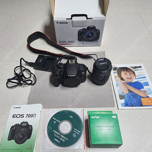 캐논 700D DSLR 카메라 (2015년식)
