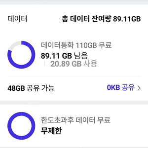 skt 데이터 2기가 3500