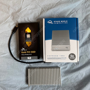 OWC Express 1M2 + SK하이닉스 GOLD P31 NVMe SSD 1TB