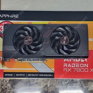 사파이어 rx7800xt 2팬