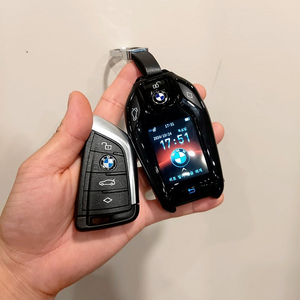 BMW X6 23년식 고급형 LCD 디스플레이키 개조 완료 / 블랙 보호케이스 옵션 포함
