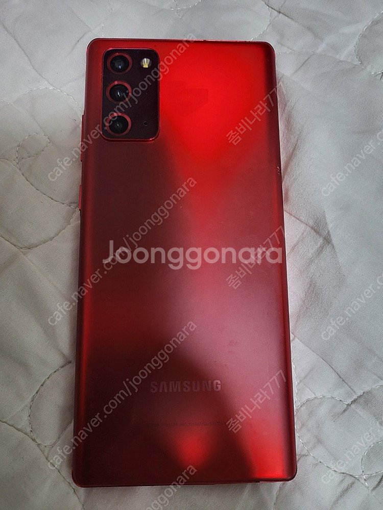 갤럭시 노트20 5G 레드 256GB(액정 배터리 교체...--1