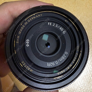 소니 FE 40g 2.5렌즈 팝니다