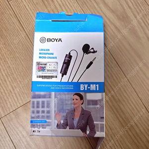 보야 핀마이크 MY-M1 포장벗긴 새제품