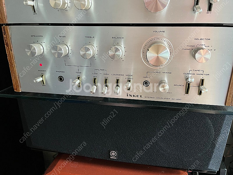 인켈 앰프ak650 + 튜너tk600(우드버전)--1