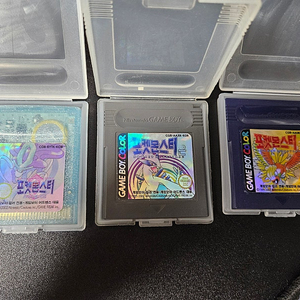 GBC 포켓몬스터 금,은,크리스탈 (게임보이컬러)