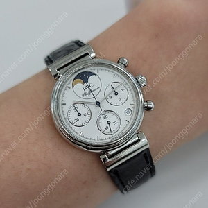iwc 여성용시계 다빈치 크로노 문페이즈