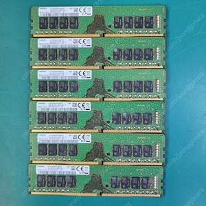삼성 램 DDR4 16GB 2Rx8 PC4-2666V-UB1-11 양면 6개 판매 개당 32,000원