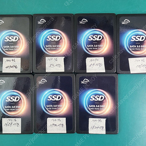 한창 코퍼레이션 2.5인치 SSD 512G 7개 판매 개당 28,000원