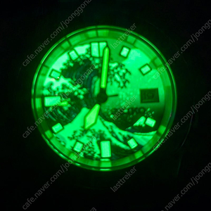 세이코 커스텀 오토매틱 시계 풀야광 다이얼 사파이어크리스탈 skx