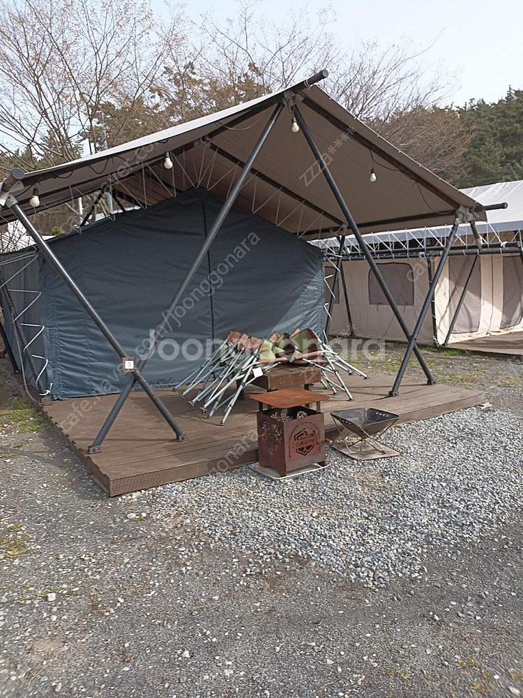 글램핑텐트,구조물,데크포함50만/이동식주택,농막--0