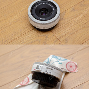 캐논 40mm f2.8 stm 팬케익렌즈 화이트