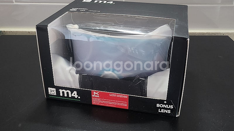 아논 M4 최상급 스키 스노우보드 아시안핏 고글 미개봉...--0