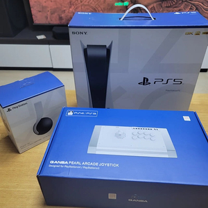 ps5 디스크형 + 펄스헤드세+ 퀸바조이스틱