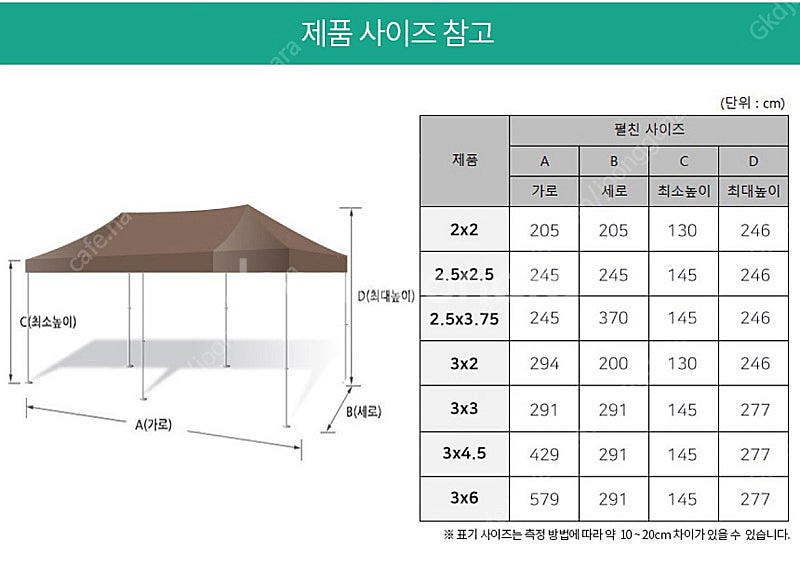 캐노피천막 새제품 팝니다--1
