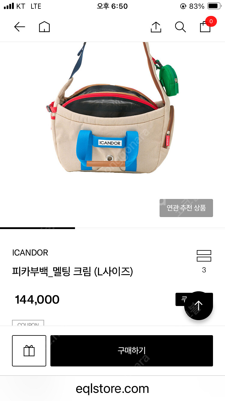 강아지 피카부백--1