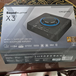 Creative 사운드 블라스터 X3 사운드카드 판매(USB DAC)