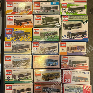 tomica 토미카 일본 시내버스 모음 40개 초 희귀물 일괄 판매 합니다 미니카 버스