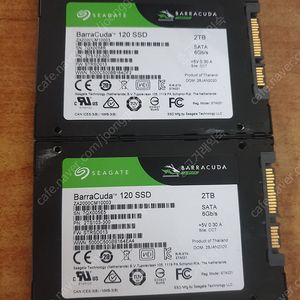 씨게이트 바라쿠다 ssd 2tb 하드 팝니다