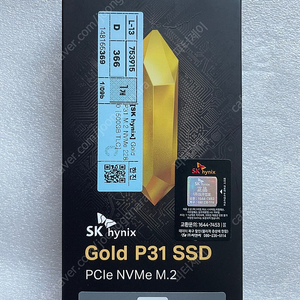 sk 하이닉스 p31 500g 미사용제품 팝니다(개봉만함)