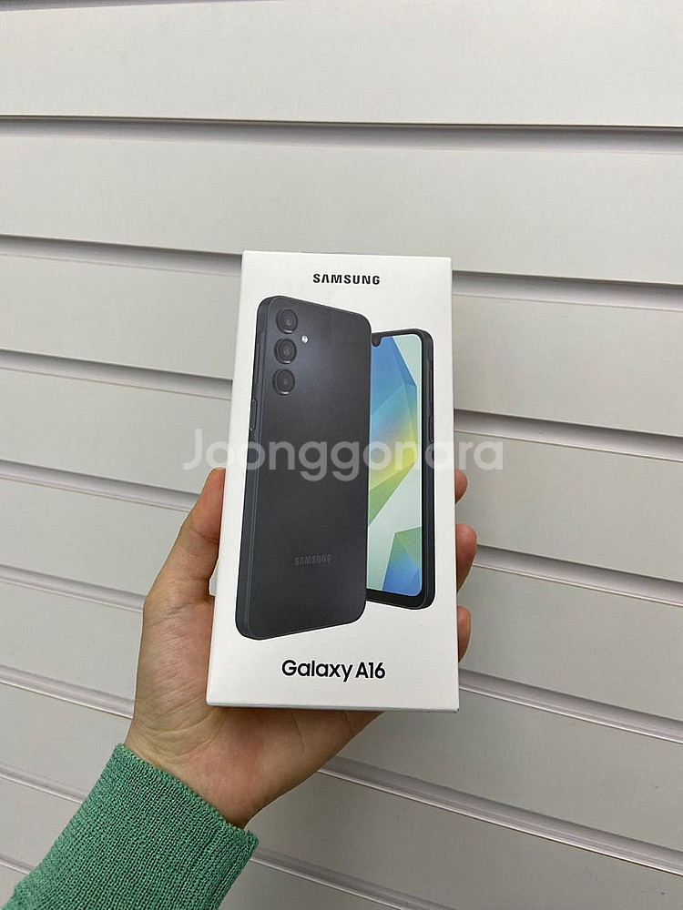 갤럭시A16 블랙 128GB 자급제 미개봉 팝니다 24...--0