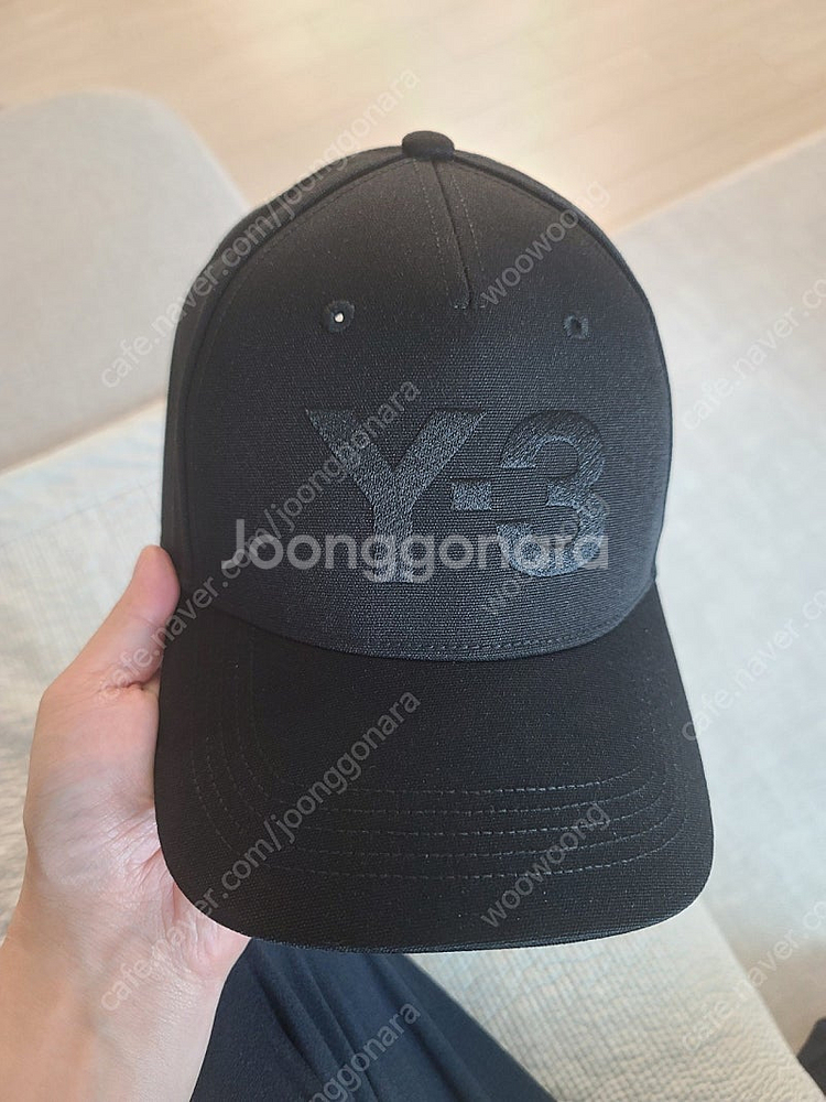 Y-3 자수 모자 택제거 새상품 L사이즈--0