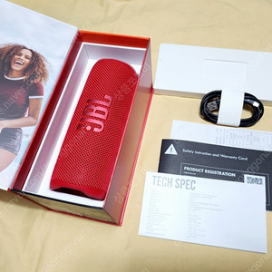 JBL Flip 6 레드 블루투스 스피커