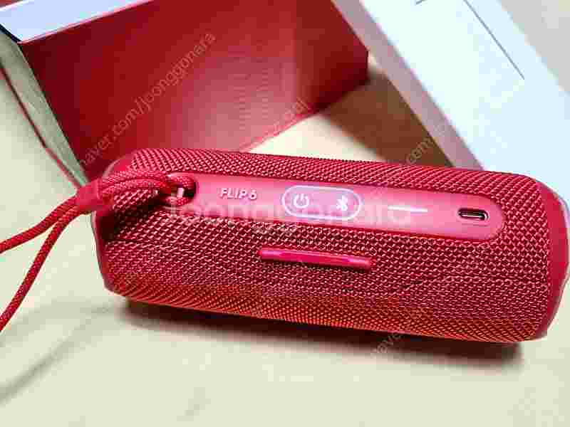 JBL Flip 6 레드 블루투스 스피커--7